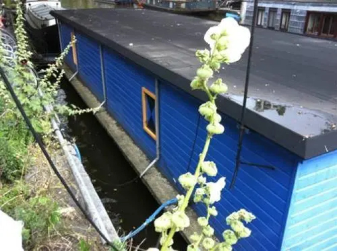 The Blue Houseboat