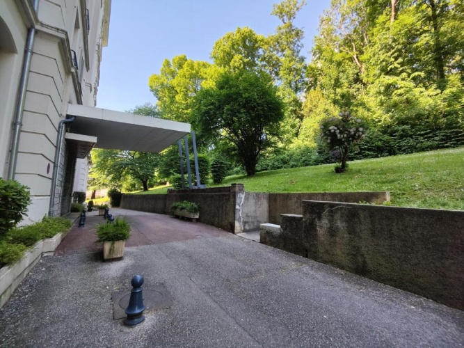 Outside