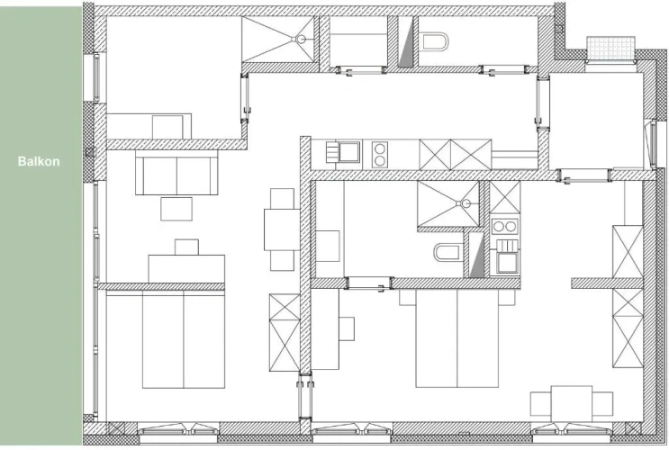 2 Bedrooms Apartment