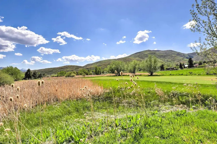 Peaceful Midway Studio w/ Mountain + Golf Views!