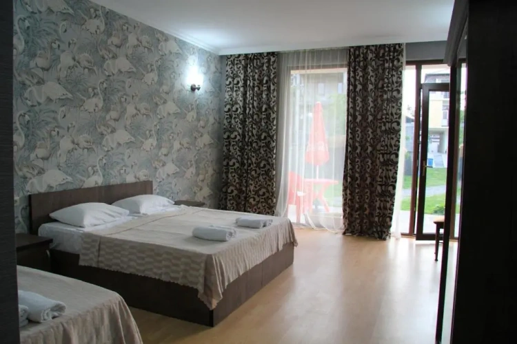 Standard Twin room with balcony and with view