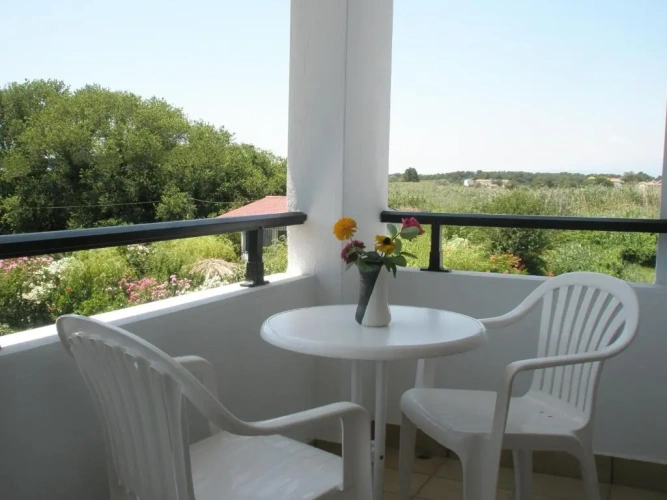 Standard Twin room with balcony and with view