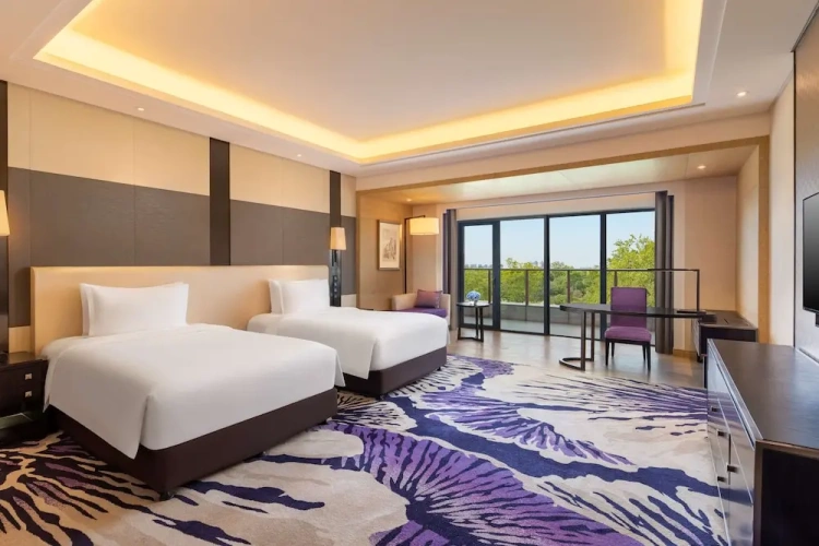Deluxe Twin room with balcony and with garden view