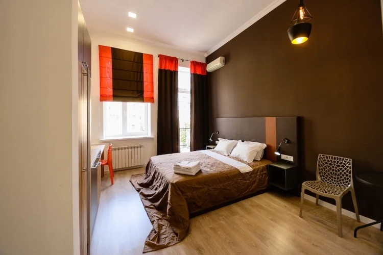 Standard Double room with balcony and with city view
