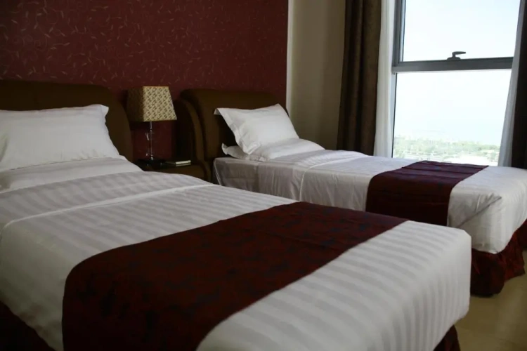 Standard Twin room with sea view