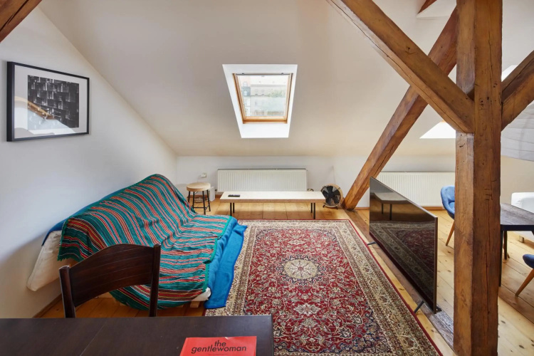 Sunlit Attic Loft in Vinohrady by Prague Days