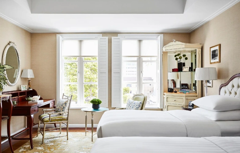 Twin room with garden view