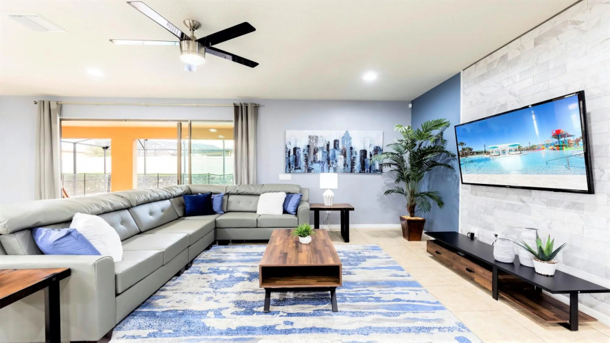 8BR Villa w Pool SPA Game Room