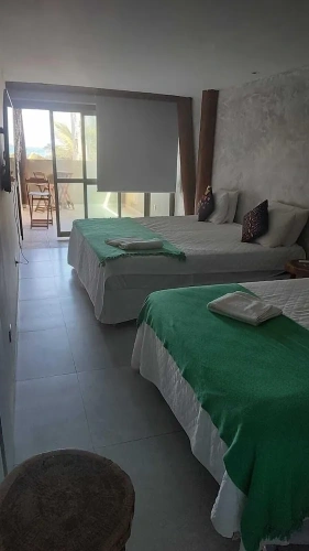 Superior Quadruple room with balcony and with ocean view
