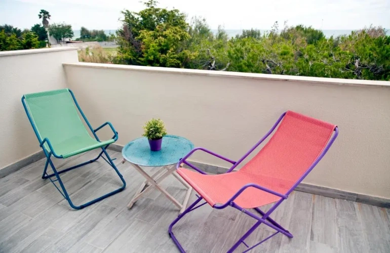 Standard Double room with balcony and with view