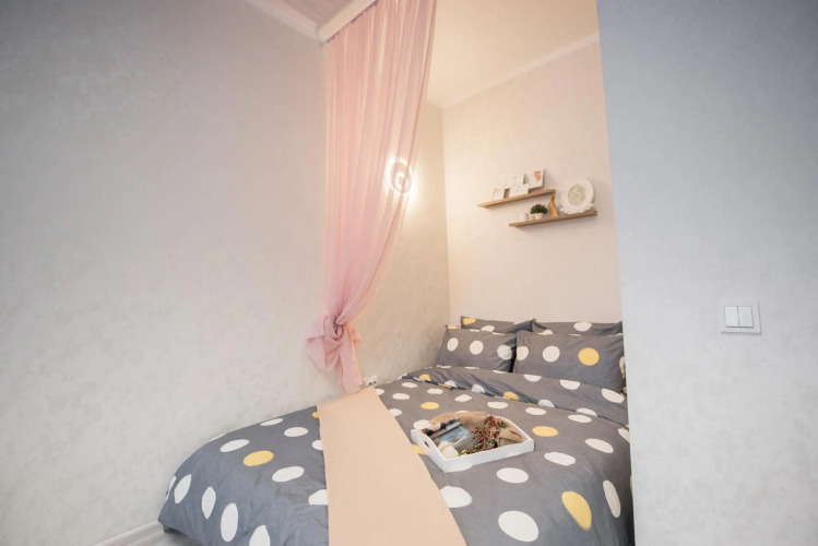 Фотография номера квартиры Апартаменты Smile Apartments с Балконом в Новом Доме