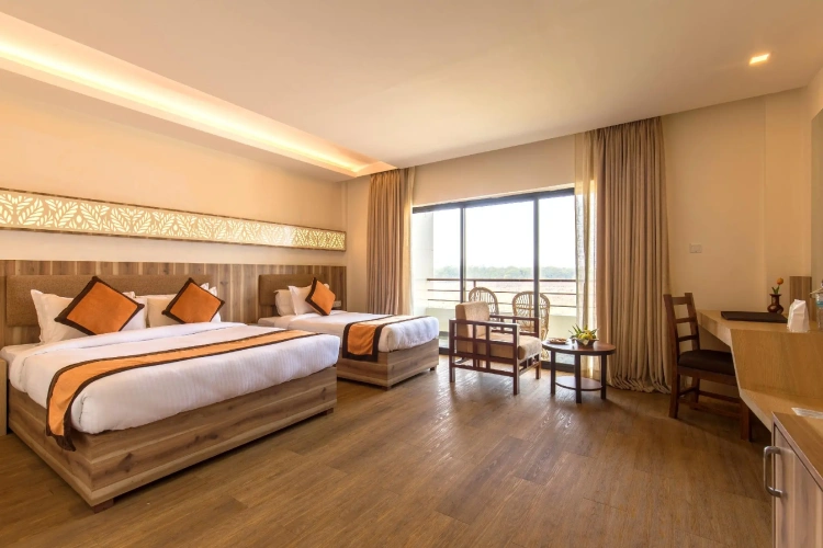 Deluxe Twin room with river view