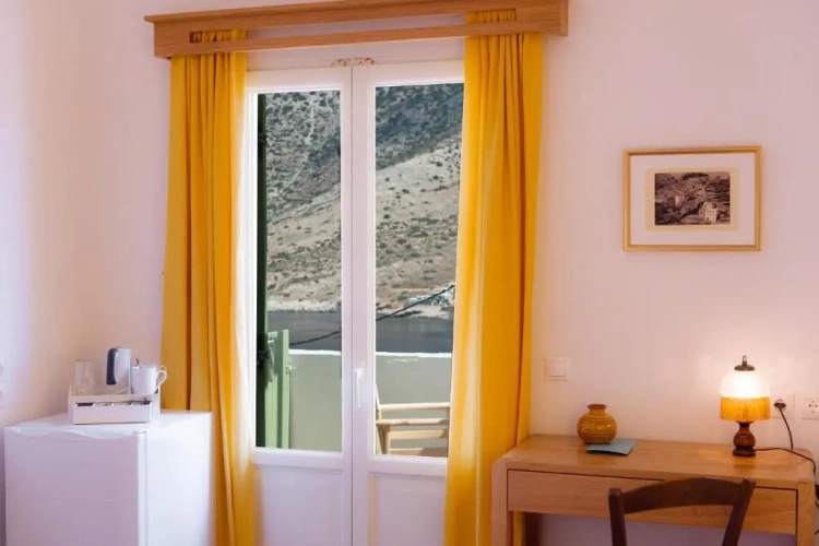 Standard Twin room with balcony and with sea view