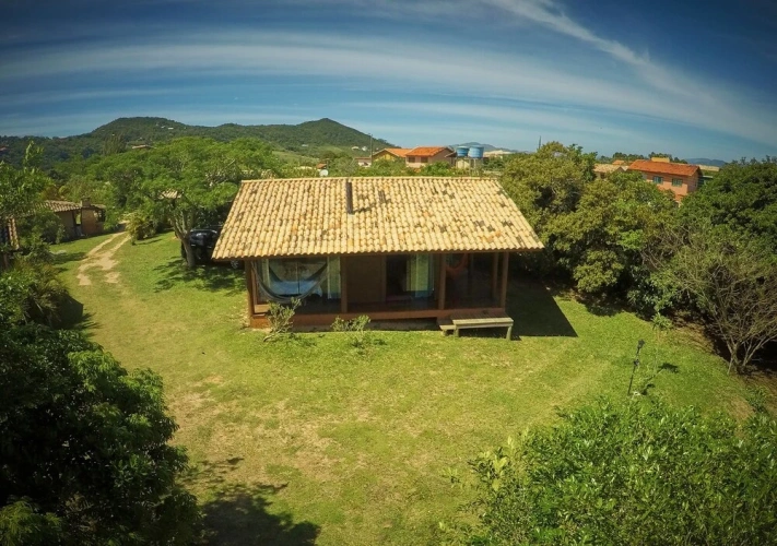 Cottage with balcony