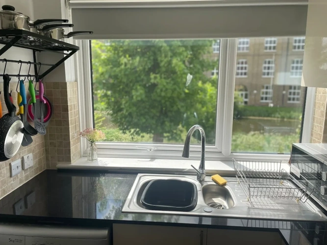 Single Apartment with canal view