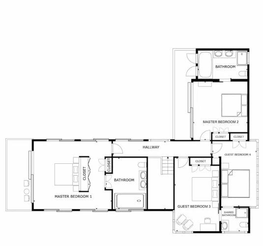 3 Bedrooms Luxury Villa beachfront