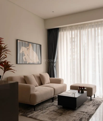1 Bedroom Luxury Apartment with balcony and with city view