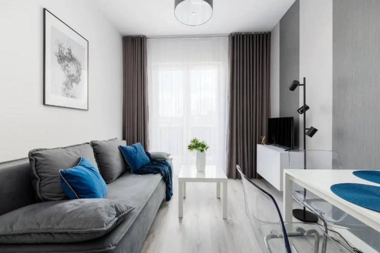 Studio with balcony
