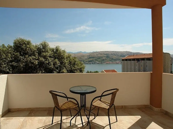 Standard Double room with balcony and with sea view