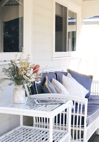 Cottage with balcony