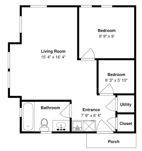 5 Bedrooms Cottage with balcony
