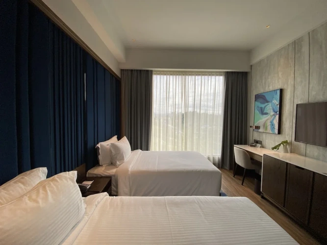 Deluxe Twin room with city view