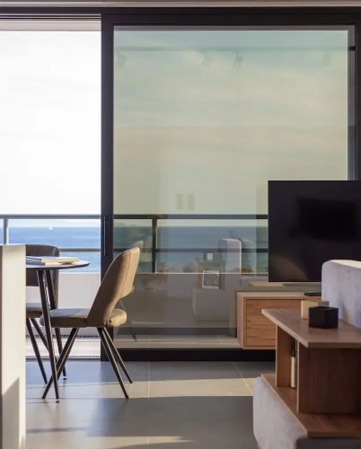 Double Apartment with balcony and with sea view