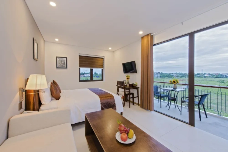 Deluxe Double room with balcony and with river view