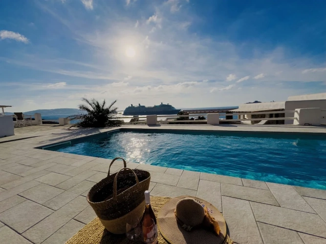 Deluxe Double room with balcony and with sea view