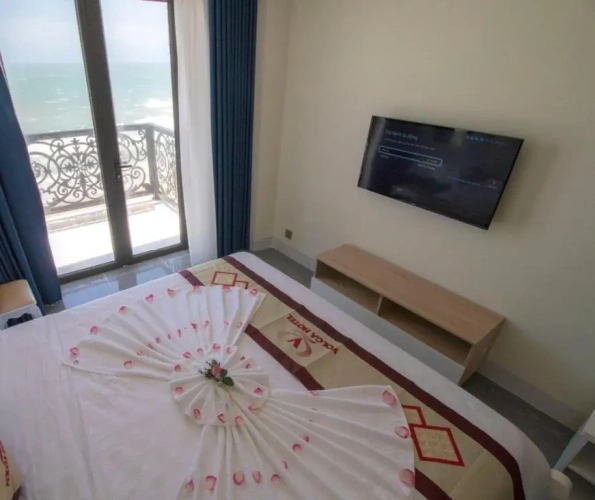 Deluxe Double room with balcony and with sea view