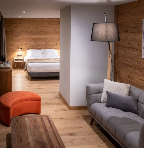 Luxury Quadruple room with mountain view
