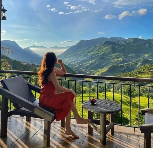 Deluxe Double room with balcony and with view