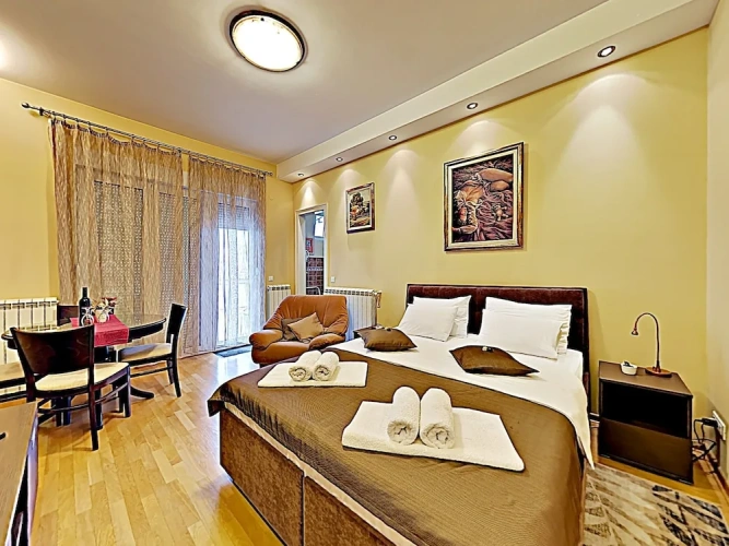 Double Apartment with balcony and with city view