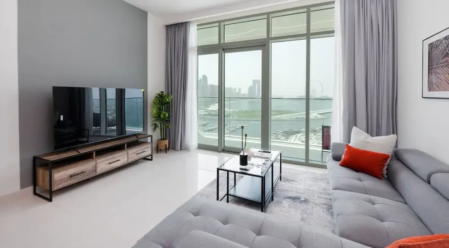 Elegant 2BR Emaar Beachfront Retreat