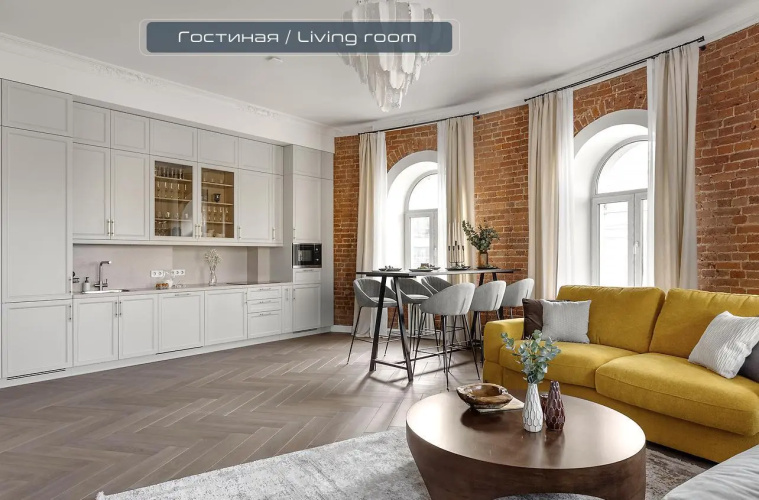 Фотография номера квартиры PiterApartments (ПитерАпартментс) на улице Ломоносова