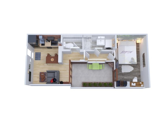 1 Bedroom Apartment