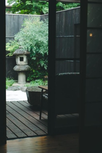 Outside