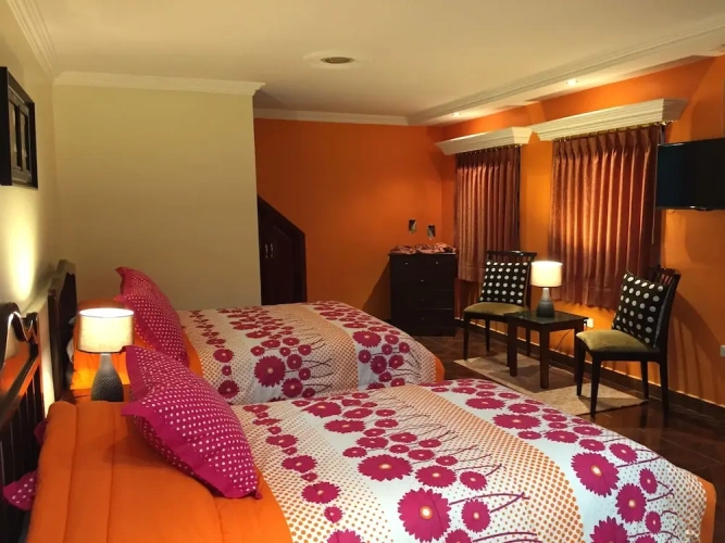 1 Bedroom Deluxe Quadruple room with city view