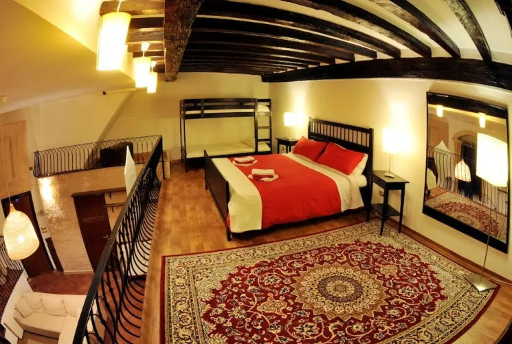 Standard Quadruple room with balcony
