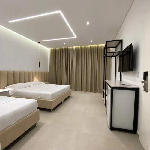 Standard Triple Family room with garden view