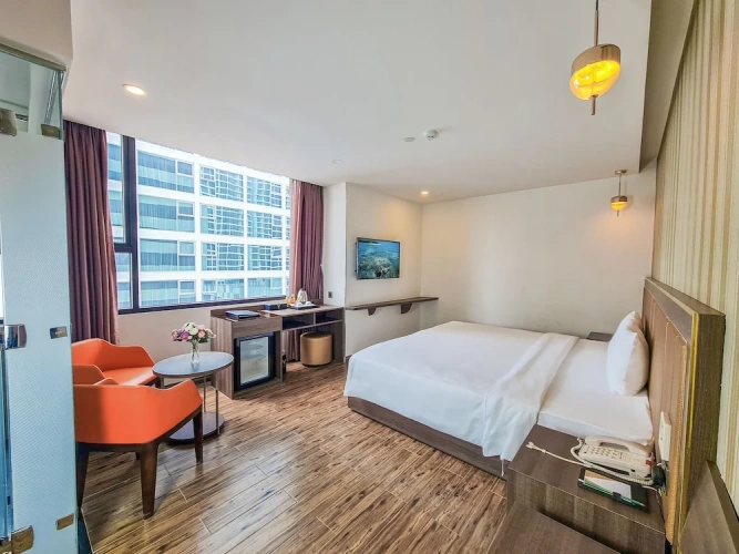 1 Bedroom Deluxe Double room with city view