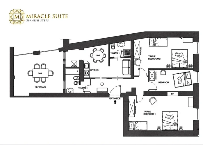 3 Bedrooms Deluxe Apartment