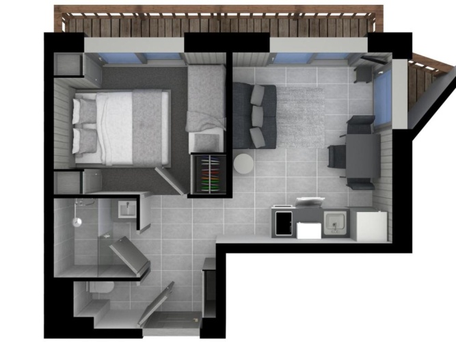 Guest rooms