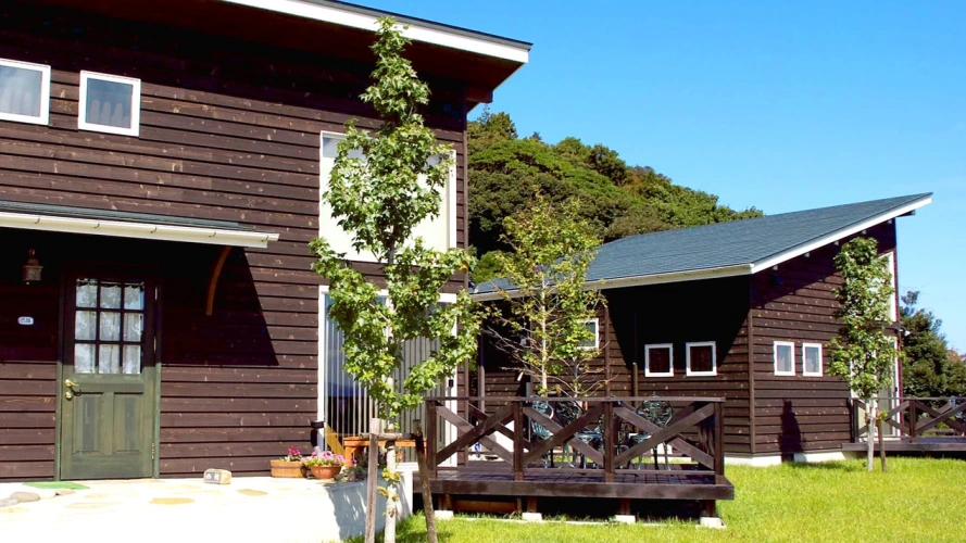 Cottage with lake view