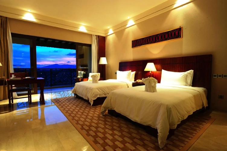 Deluxe Twin room with balcony and with mountain view
