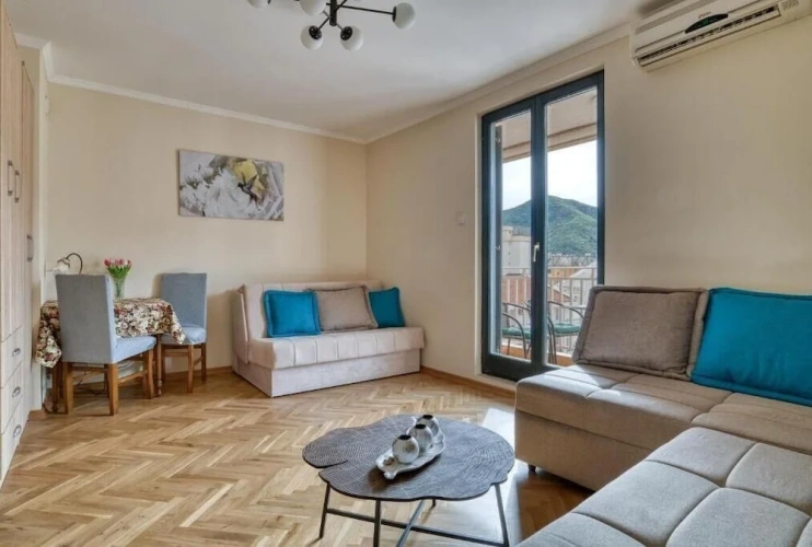 Family Apartment with balcony and with partial sea view