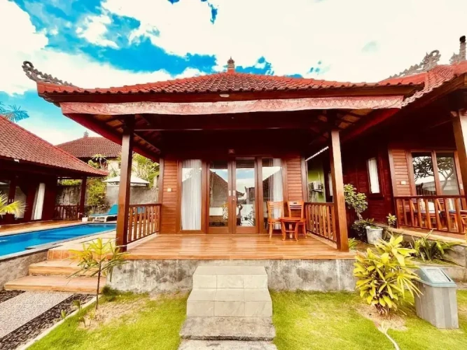 Standard Double room with balcony and with garden view