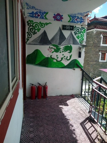 Outside