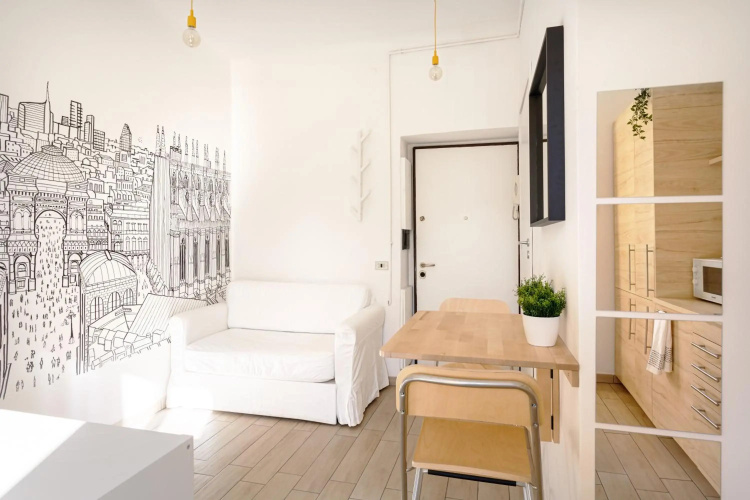 A Yellow Touch - Modern Studio in Isola Milano