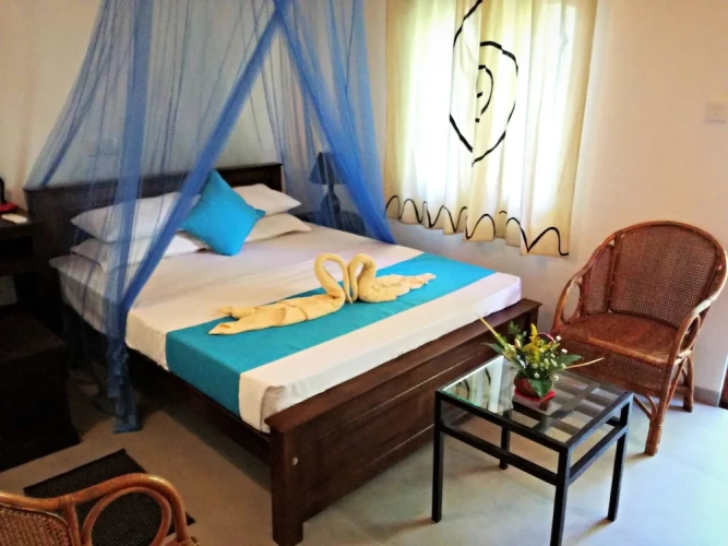 Luxury Double room with balcony and with garden view